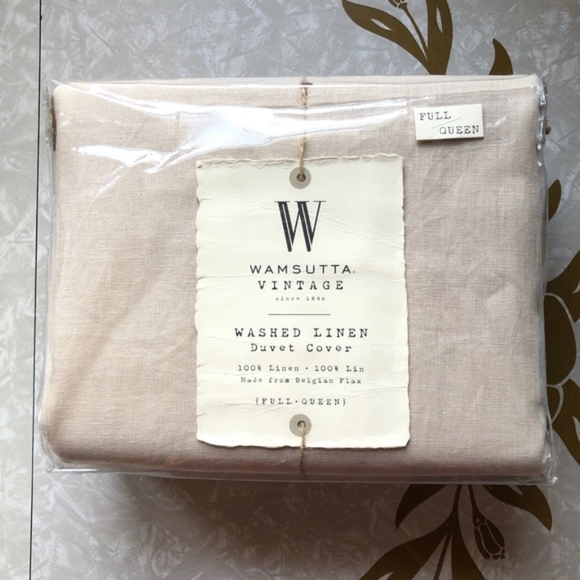 Wamsutta Vintage Bedding Nwt Washed Linen Duvet Cover Poshmark